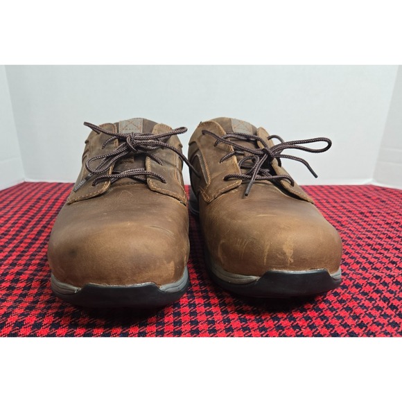 Red Wing Shoes Men's 13H 6708 Brown Leather Safety Toe Oxford Work Comfort Pro - Picture 6 of 9